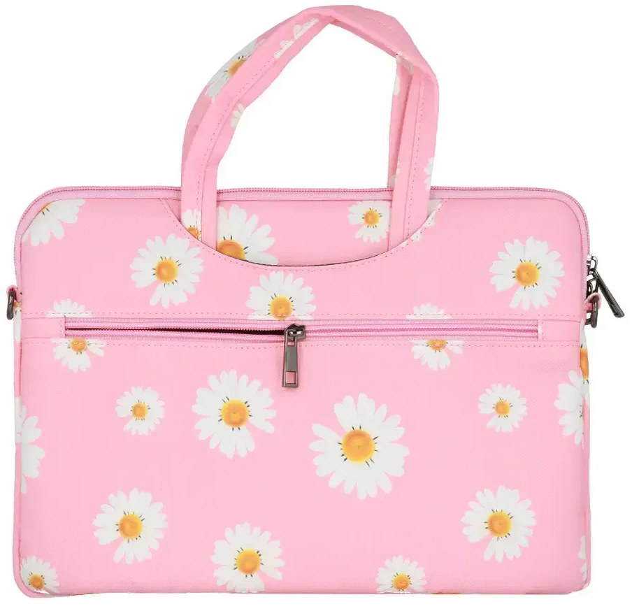 Wonder nešiojamo kompiuterio krepšys 13-14 colių pink daisies