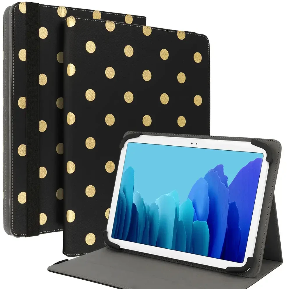 Wonder Canvas planšetės dėklas 13 colių auksinis polka-dot
