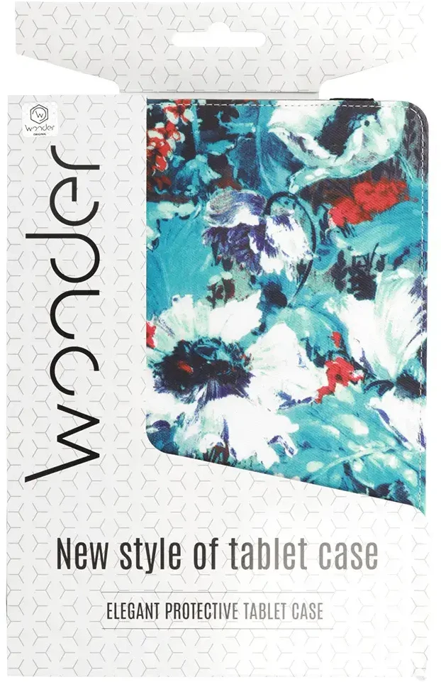Wonder Canvas planšetės dėklas 13 colių baltas poppies