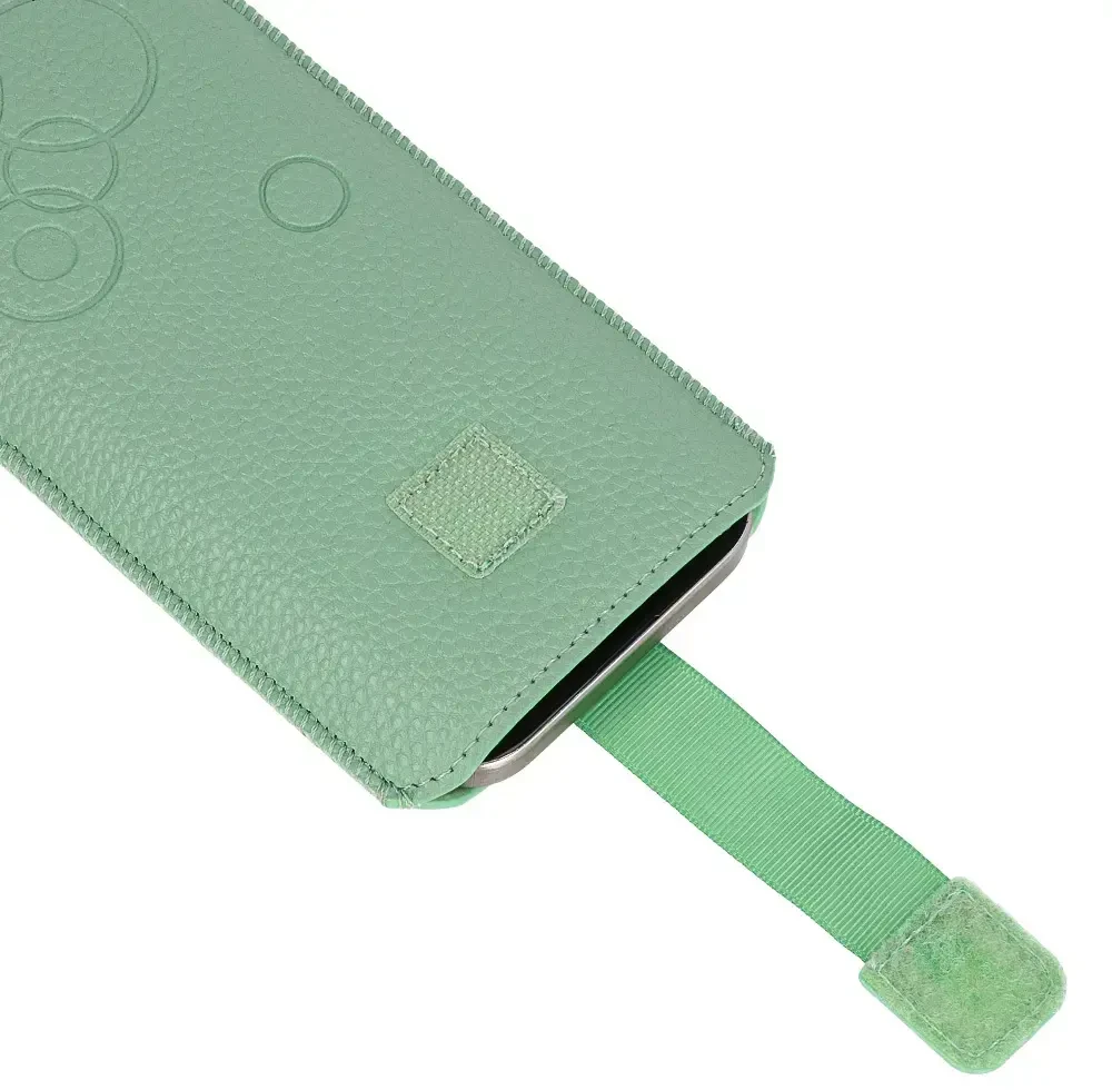 Dėklas WONDER Deko maišelis telefonui (Dydis M) Apple iPhone 5/Nokia 215 4G/225/5310 2020 žalios spalvos