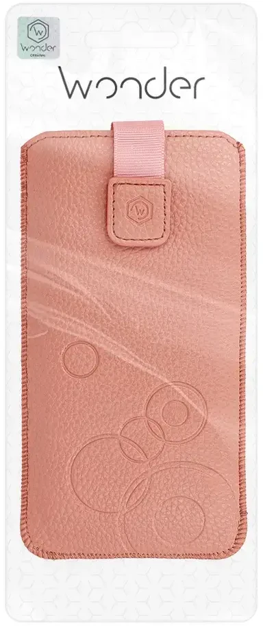 WONDER Deko dėklas (S dydis) Nokia 105 2019/150/216, persikinės spalvos