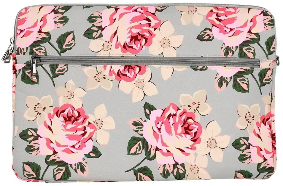iLike Wonder nešiojamo kompiuterio dėklas 15-16 colių pilkas and roses
