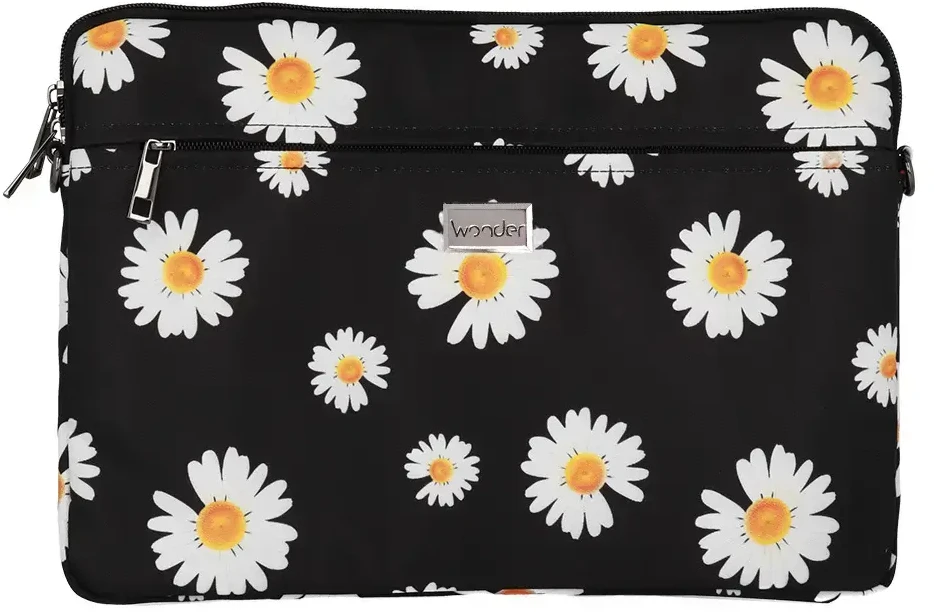 Wonder nešiojamo kompiuterio dėklas 17 colių juodas daisies