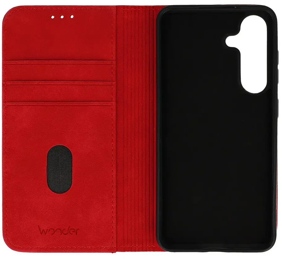 Wonder Smart dėklas skirtas Xiaomi Redmi Note 13 Pro 4G raudonos spalvos