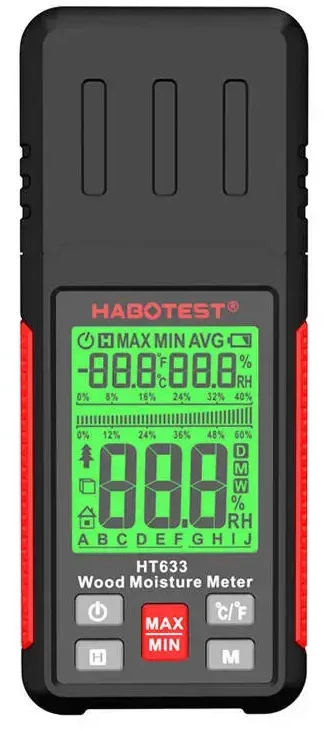 Medienos drėgmės matuoklis Habotest HT633
