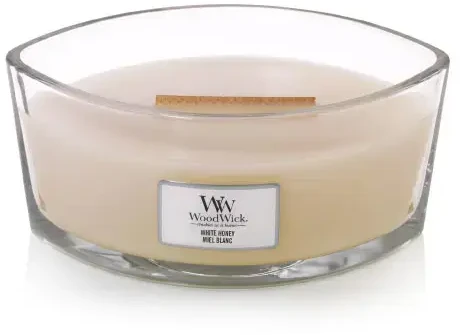 WoodWick Aromatinė žvakė (White Honey), 453,6 g