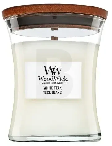 WoodWick Aromatinė žvakė (White Teak), 275 g