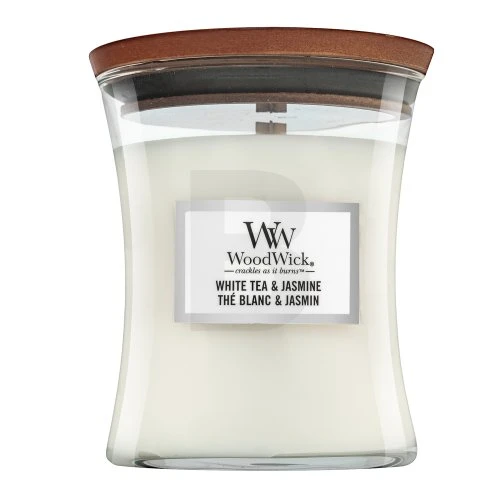 WoodWick Aromatinė žvakė (White Tea & Jasmine), 275 g
