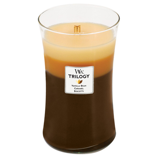 WoodWick Aromatinė žvakė (Trilogy Cafe Sweets), 609,5 g