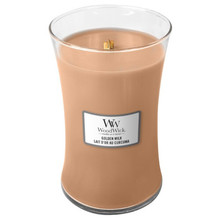 WoodWick Aromatinė žvakė (Golden Milk), 609,5 g
