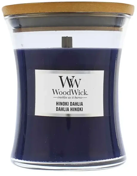 WoodWick Aromatinė žvakė (Hinoki Dahlia), 275 g