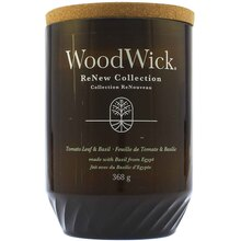 Woodwick Aromatinė žvakė (Tomato Leaf & Basil), 184,0 g