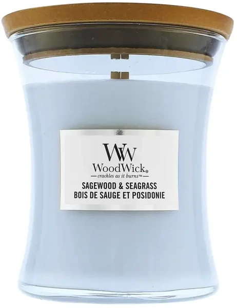 WoodWick Aromatinė žvakė (Sagewood & Seagrass), 275 g