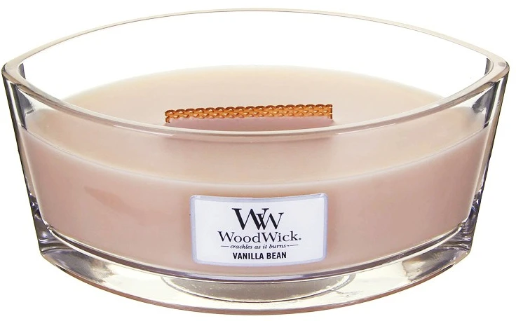 WoodWick Aromatinė žvakė (Vanilla Bean), 453,6 g