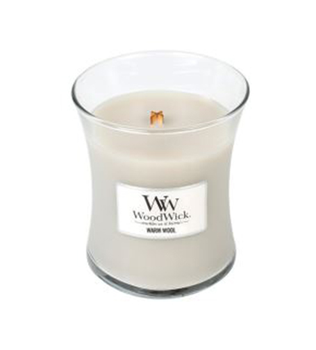 WoodWick Aromatinė žvakė (Warm Wool), 275 g