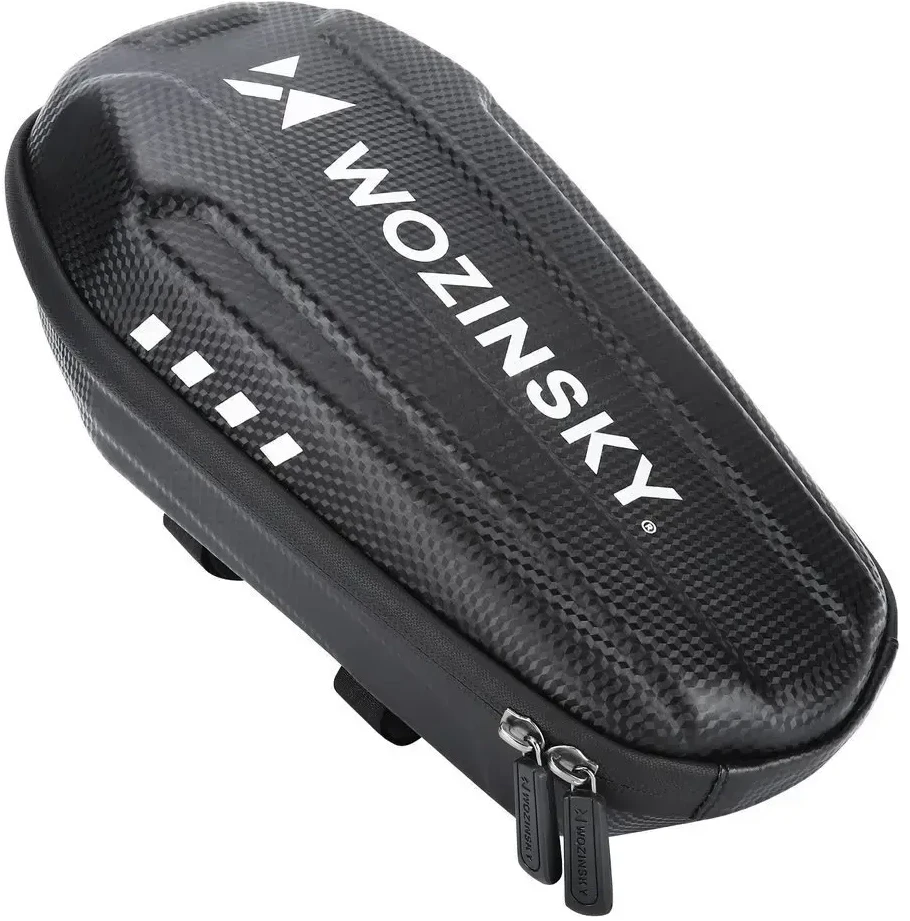 Wozinsky waterproof scooter handlebar bag 3l handlebar bag juodos spalvos (WSB4BK)