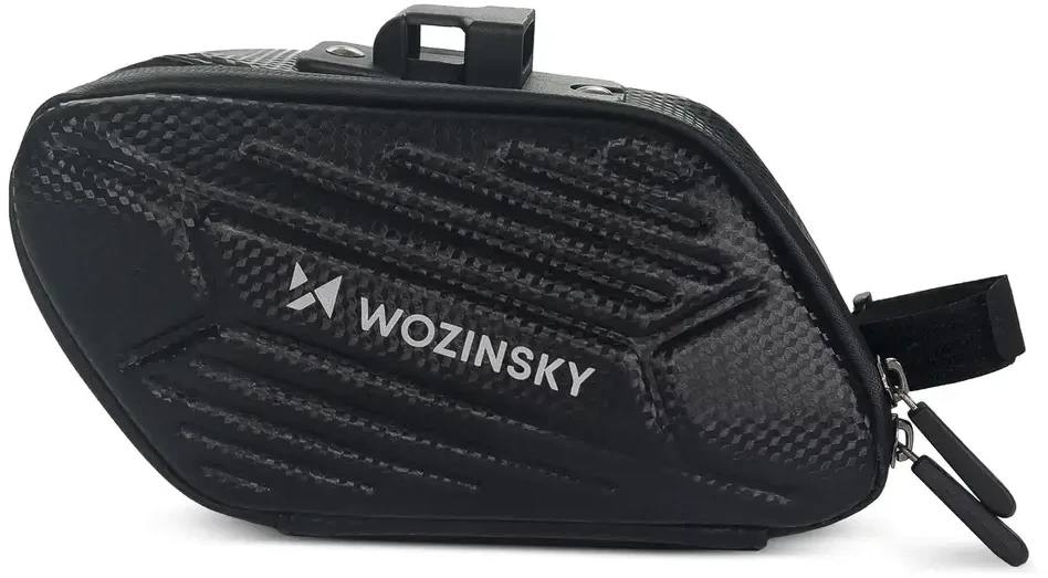 Wozinsky Vandeniui atsparus porankio dviračio krepšys po balnu 1,5 l juodas (WBB27BK)