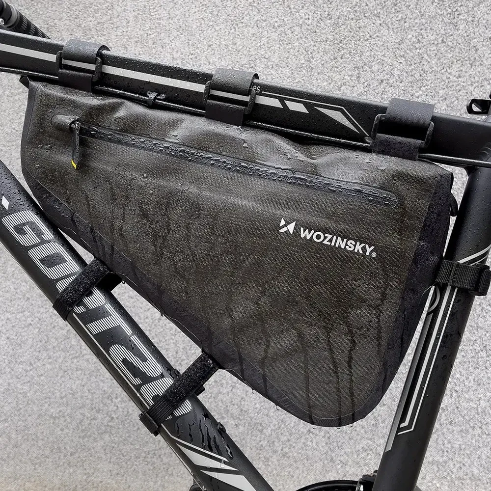 Wozinsky Dviračio rėmo tašė 3.5L pilka (WBB15BK)