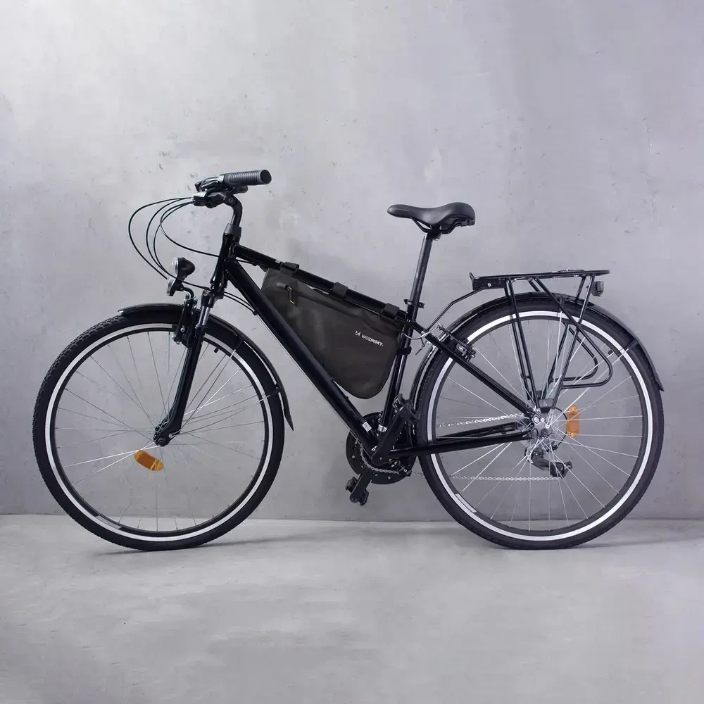 Wozinsky Dviračio rėmo tašė 3.5L pilka (WBB15BK)
