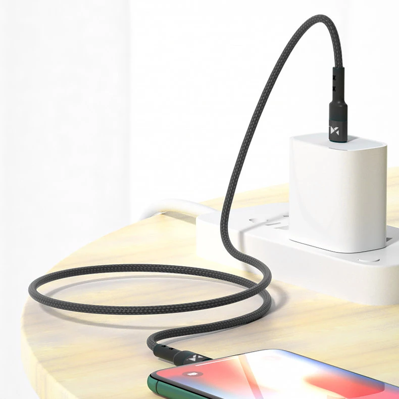 Wozinsky kabelis USB Type C - Lightning Power Delivery 18W 1m juodas (WUC-PD-CL1B)