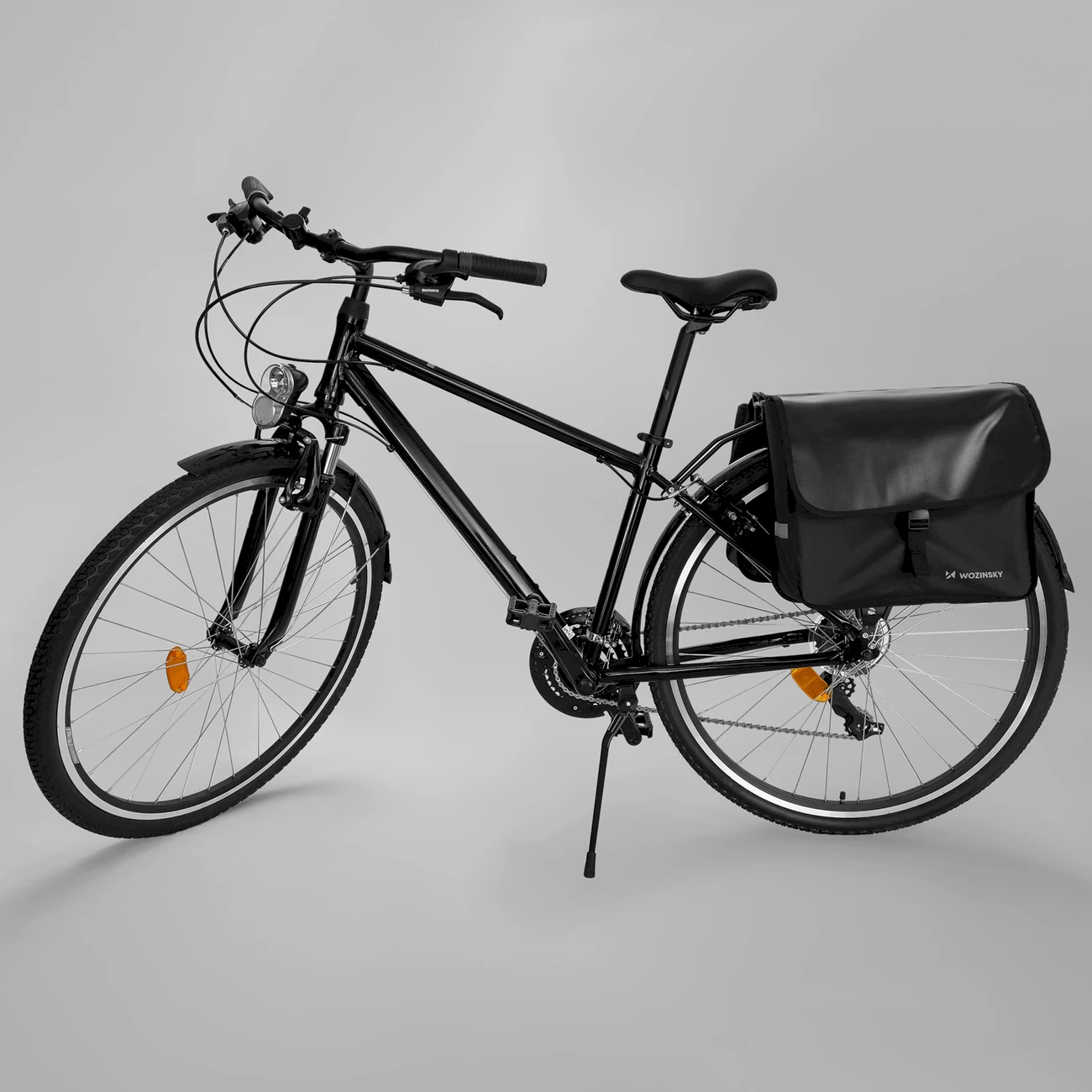 Wozinsky dviračių dėtuvė dviguba 28 l juoda (WBB34BK)