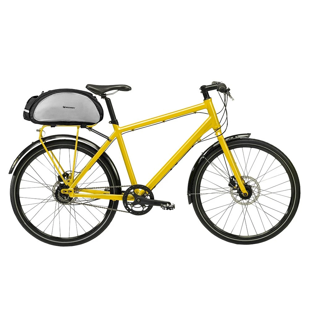 Wozinsky bike carrier bag with shoulder strap 13l juodos spalvos (WBB1BK)