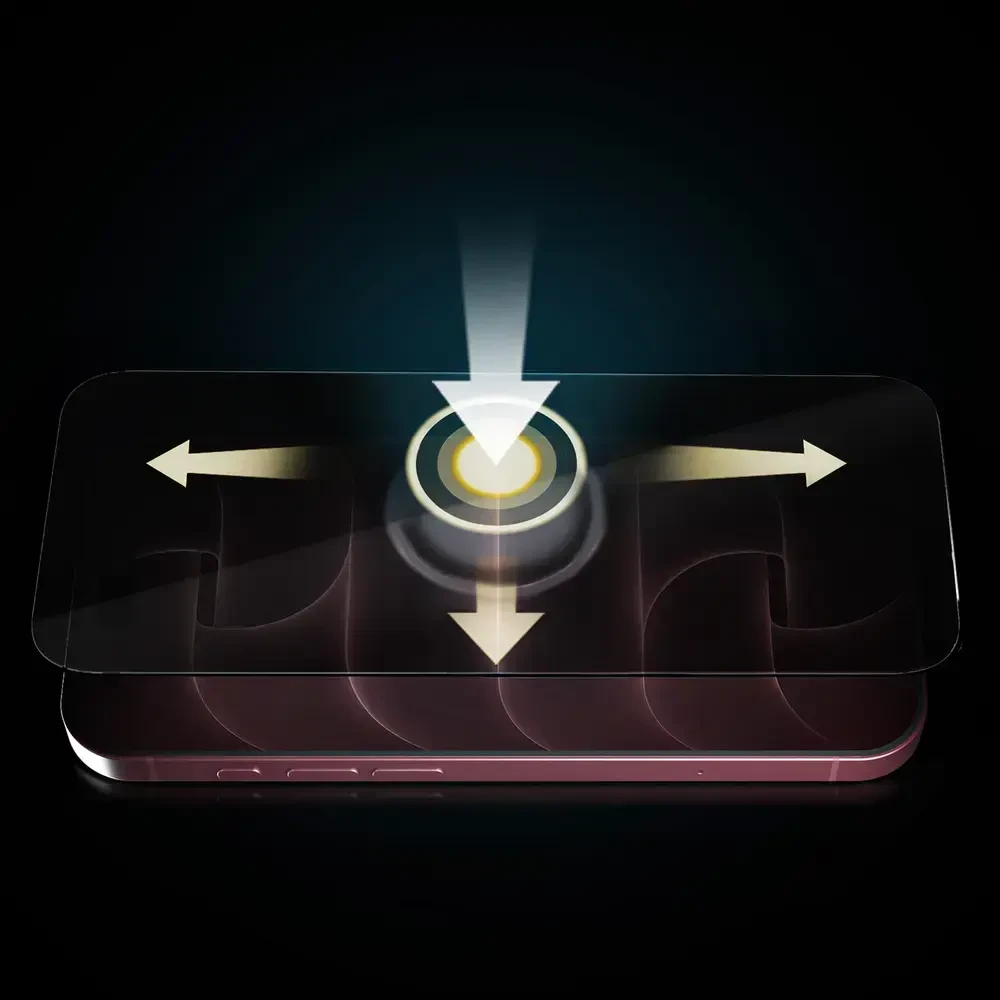 Wozinsky EasyFit Privacy Glass privacy tempered glass for iPhone 17 / 16 Pro - 2 pcs.