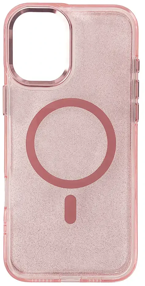 Wozinsky Glitter with Mag Safe for Samsung Galaxy S24 FE – dėklas telefonui rožinės spalvos with Glitter
