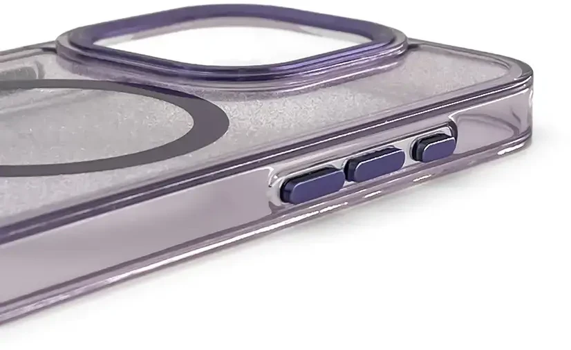 Wozinsky Glitter with Mag Safe for Samsung Galaxy S25 – dėklas telefonui violetinės spalvos with Glitter