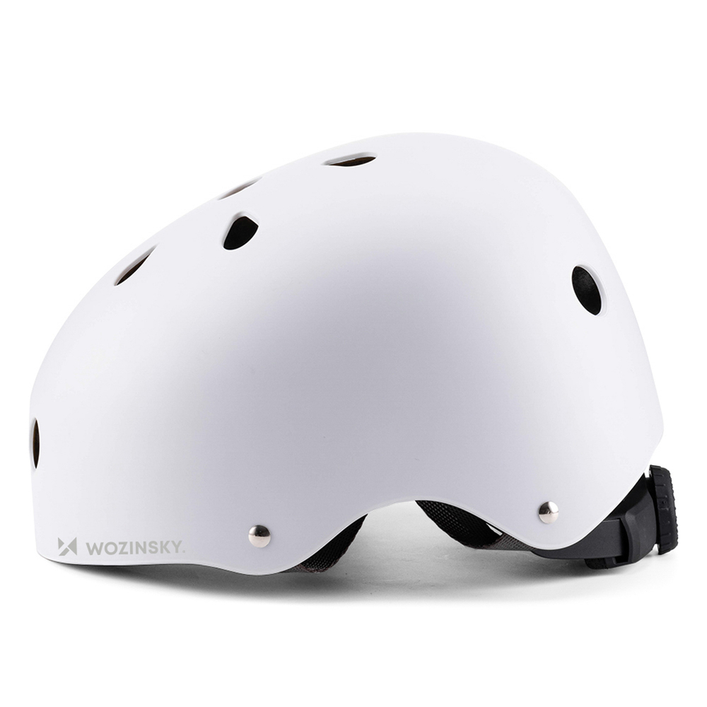Dviratininko šalmas BMX/paspirtukas Wozinsky lekki 54-58 cm - balta