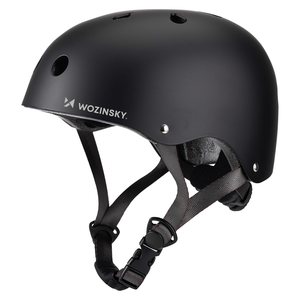 Wozinsky Lengvas BMX/paspirtuko šalmas S – juodas