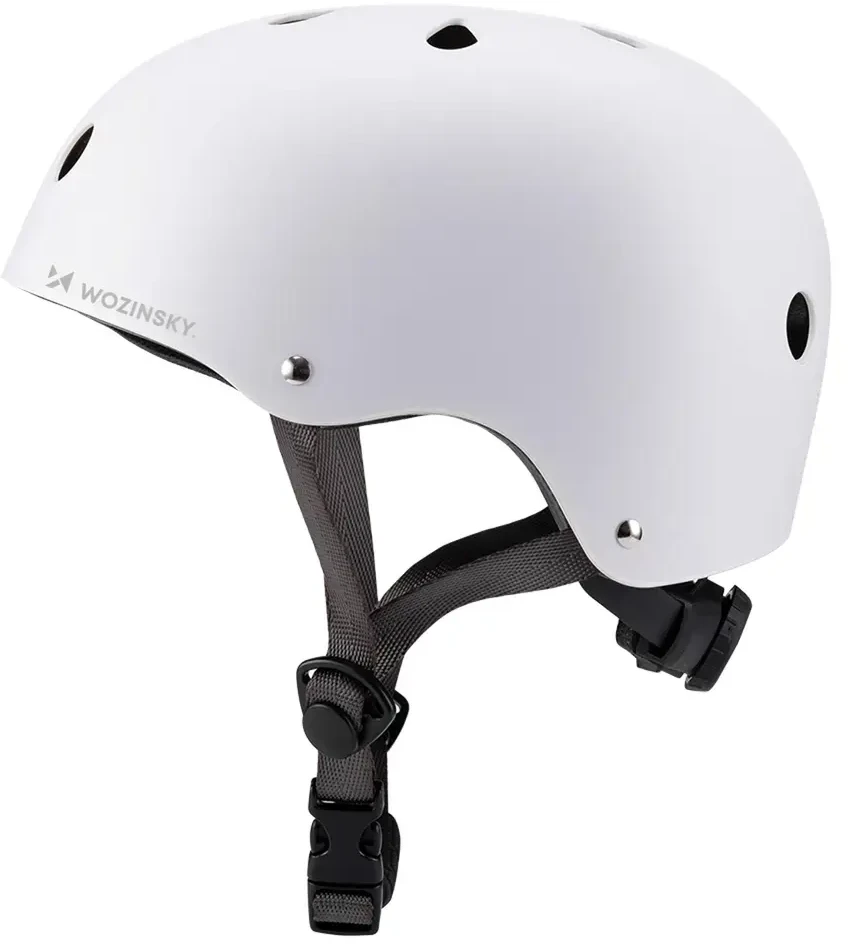 Wozinsky Lengvas BMX/paspirtuko šalmas S – Baltas
