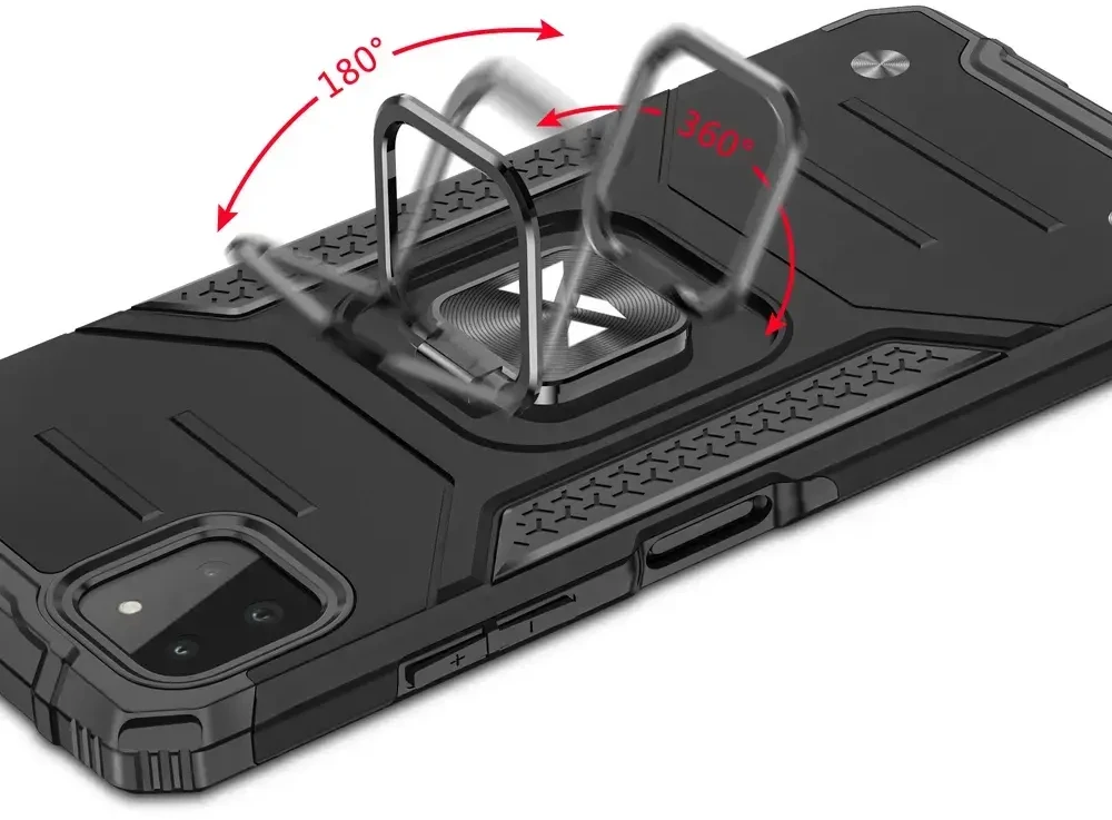 Wozinsky Ring Armor dėklas skirtas Samsung Galaxy A22 4G, mėlynas