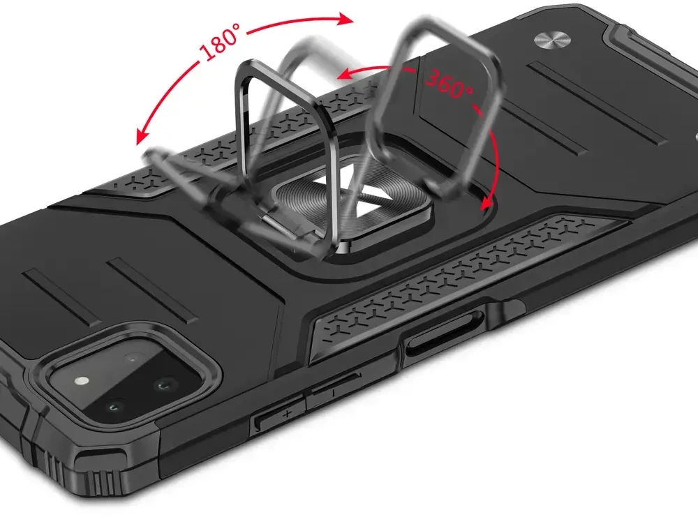 Wozinsky Ring Armor dėklas skirtas Samsung Galaxy A22 4G, mėlynas