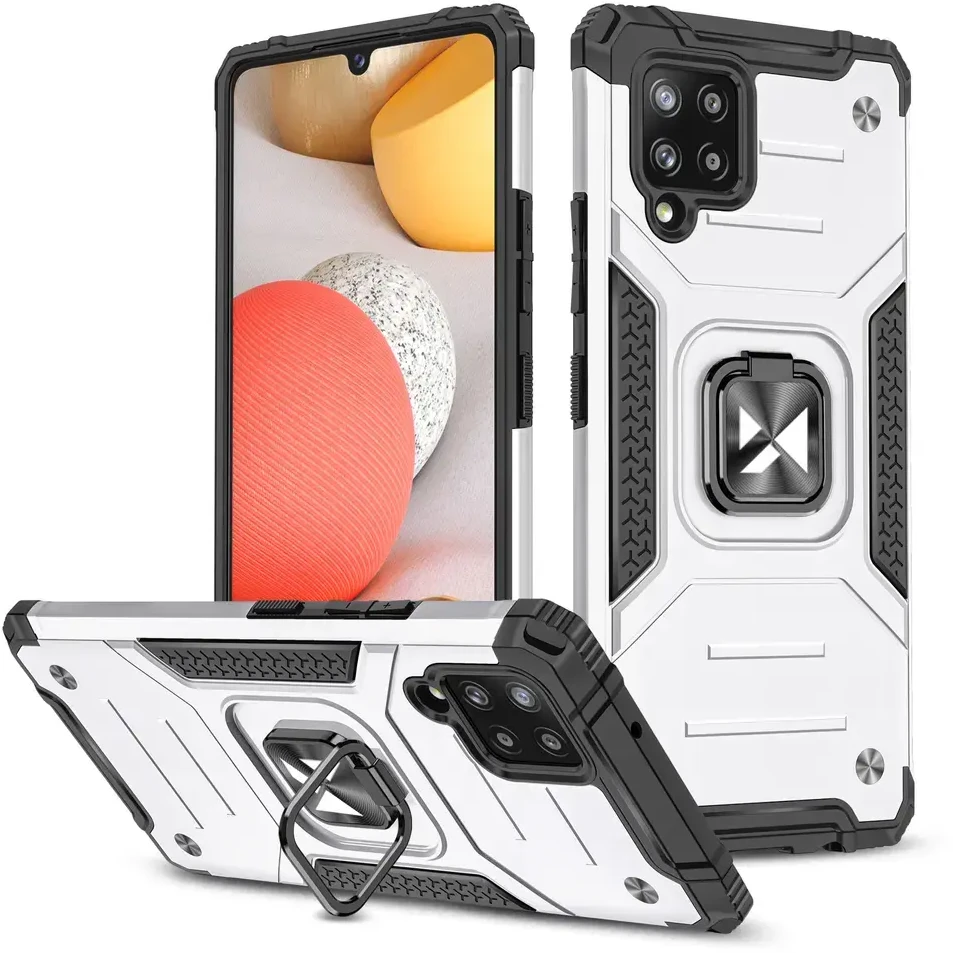 Wozinsky Ring Armor dėklas skirtas Samsung Galaxy A42 5G, juodas