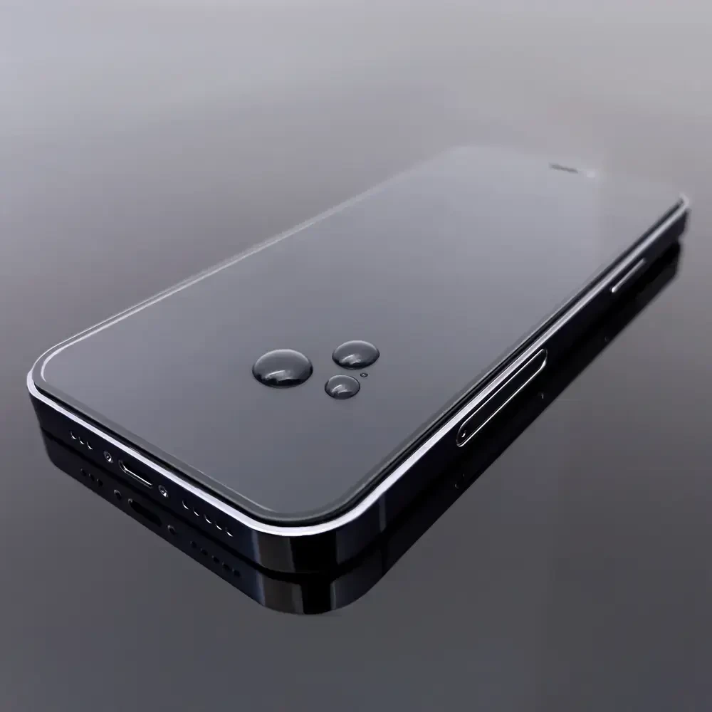 Wozinsky Set of 2x Super Durable Full Glue Apsauginis stiklas Visas ekranas su rėmeliu dėklas Apple iPhone 14 Pro Juodas