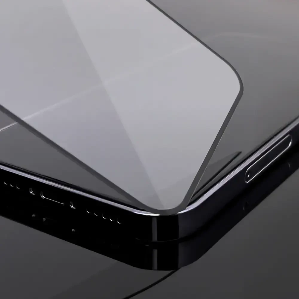 Wozinsky Set of 2x Super Durable Full Glue Apsauginis stiklas Visas ekranas su rėmeliu dėklas Apple iPhone 14 Pro Juodas