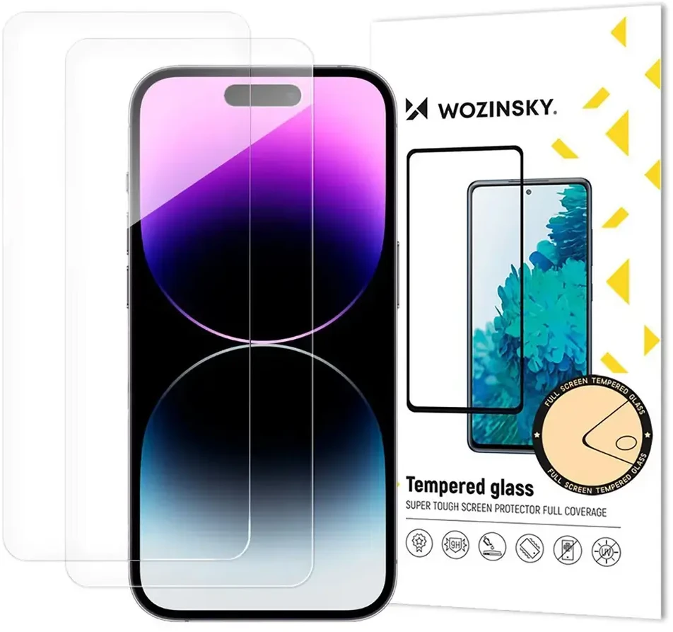 Wozinsky apsauginis stiklas 2 vnt. skirtas iPhone 17/16 Pro