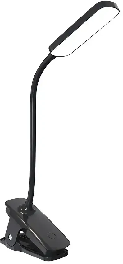 Wozinsky VT-01 Mini LED Reading Lamp with Clip and USB-C Cable 80cm - Juodas