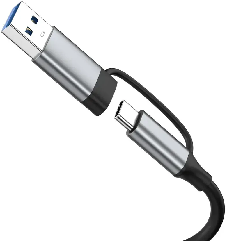 Wozinsky WAH-81 8-in-1 USB Hub with USB 3.0 SD Card Reader and Audio Output - Gray