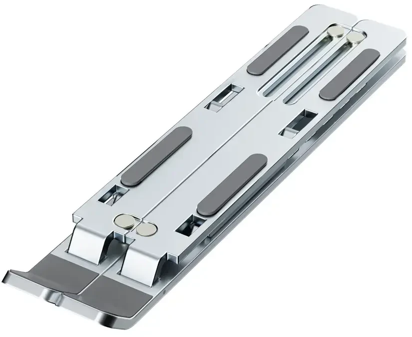 Wozinsky WDCX-X8S Foldable Adjustable Nešiojamas kompiuteris Stand - Sidabrinis