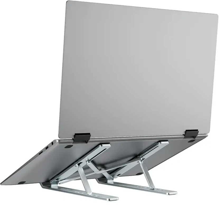 Wozinsky WDCX-X8S Foldable Adjustable Nešiojamas kompiuteris Stand - Sidabrinis