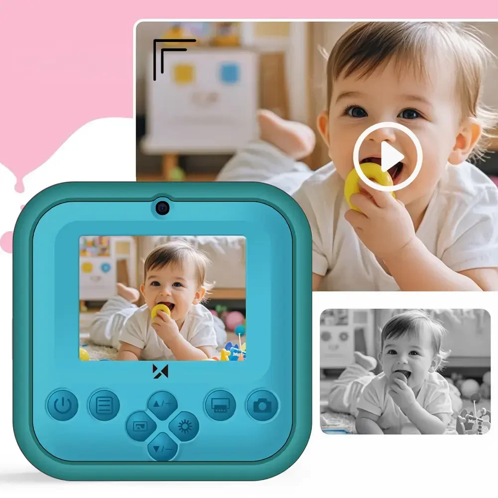 Wozinsky WDT-04 Thermal Spausdintuvas Camera for Kids - Žalias