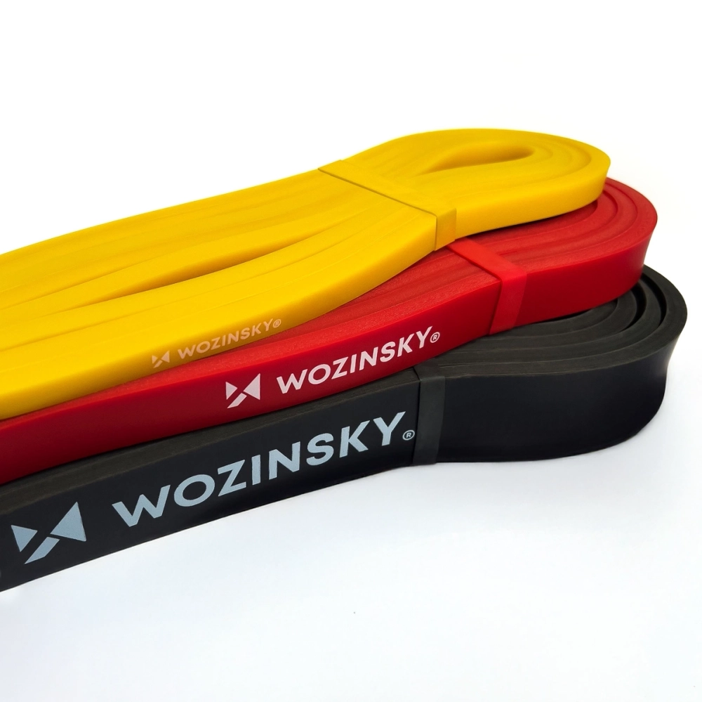 Wozinsky WGO-3 latekso pasipriešinimo juostos - 3 vnt.