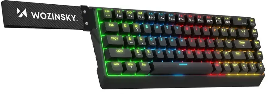 Wozinsky WKGP-1165 Mechaninė klaviatūra žaidimams with RGB pašvietimas - Juodas