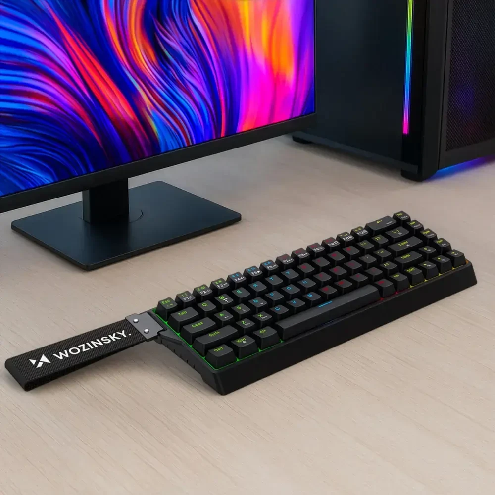 Wozinsky WKGP-1165 Mechaninė klaviatūra žaidimams with RGB pašvietimas - Juodas