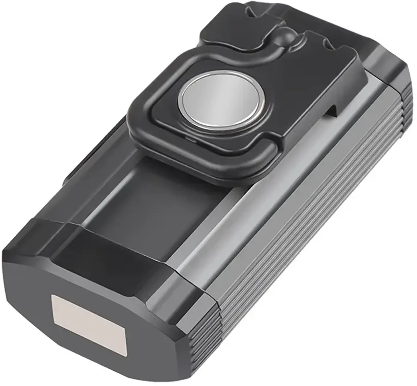 Wozinsky WLR-15W darbo lempa 15W 1500lm CREE LED IPX6 su išorinės baterijos funkcija - pilka