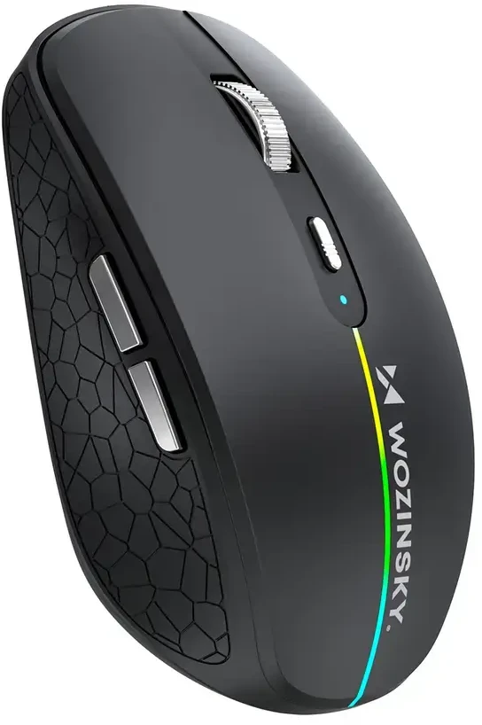 Wozinsky WMGK-1132 Belaidė pelė su RGB pašvietimas - Juodas