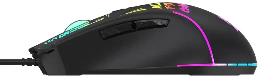 Wozinsky WMGK-7200 su laidu optinė žaidimų pelė 7200 DPI – juoda