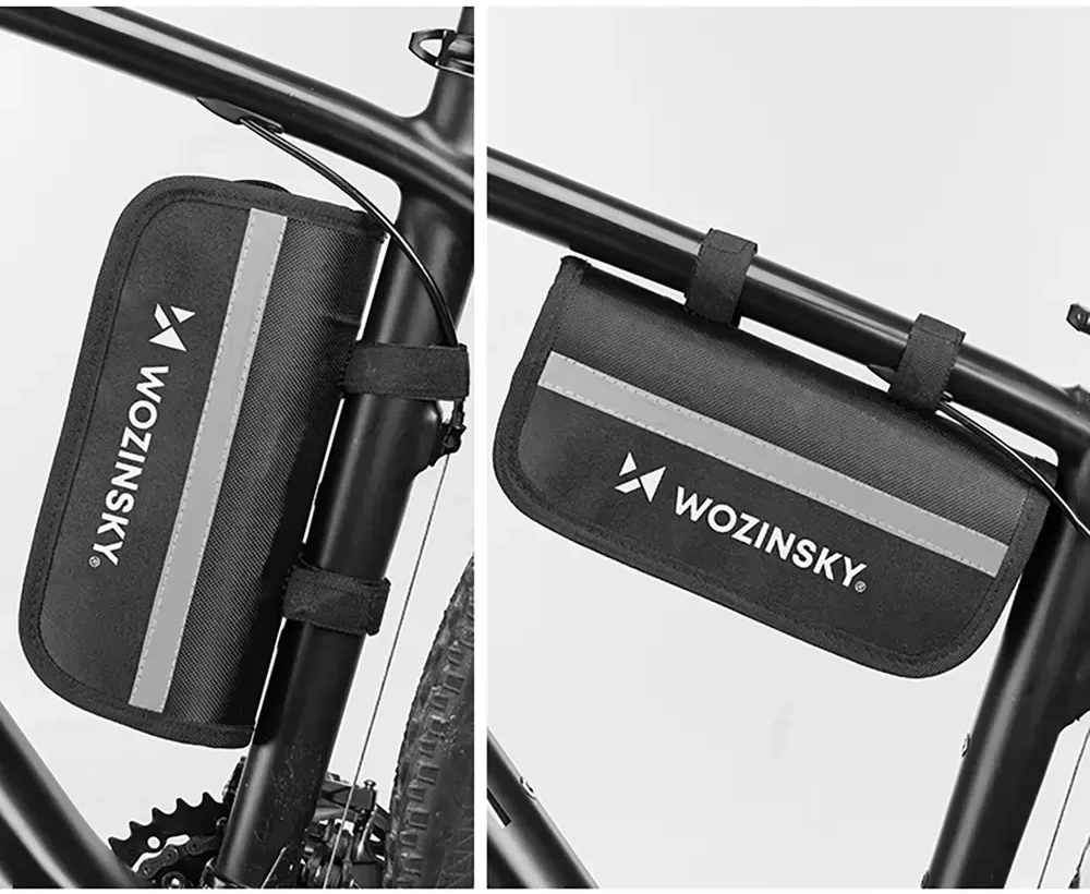 Wozinsky WMZ-01N įrankių rinkinys, 16 viename dviračio daugiafunkcis įrankis, pompa, veržliarakčiai, kameros rinkinys - juodas